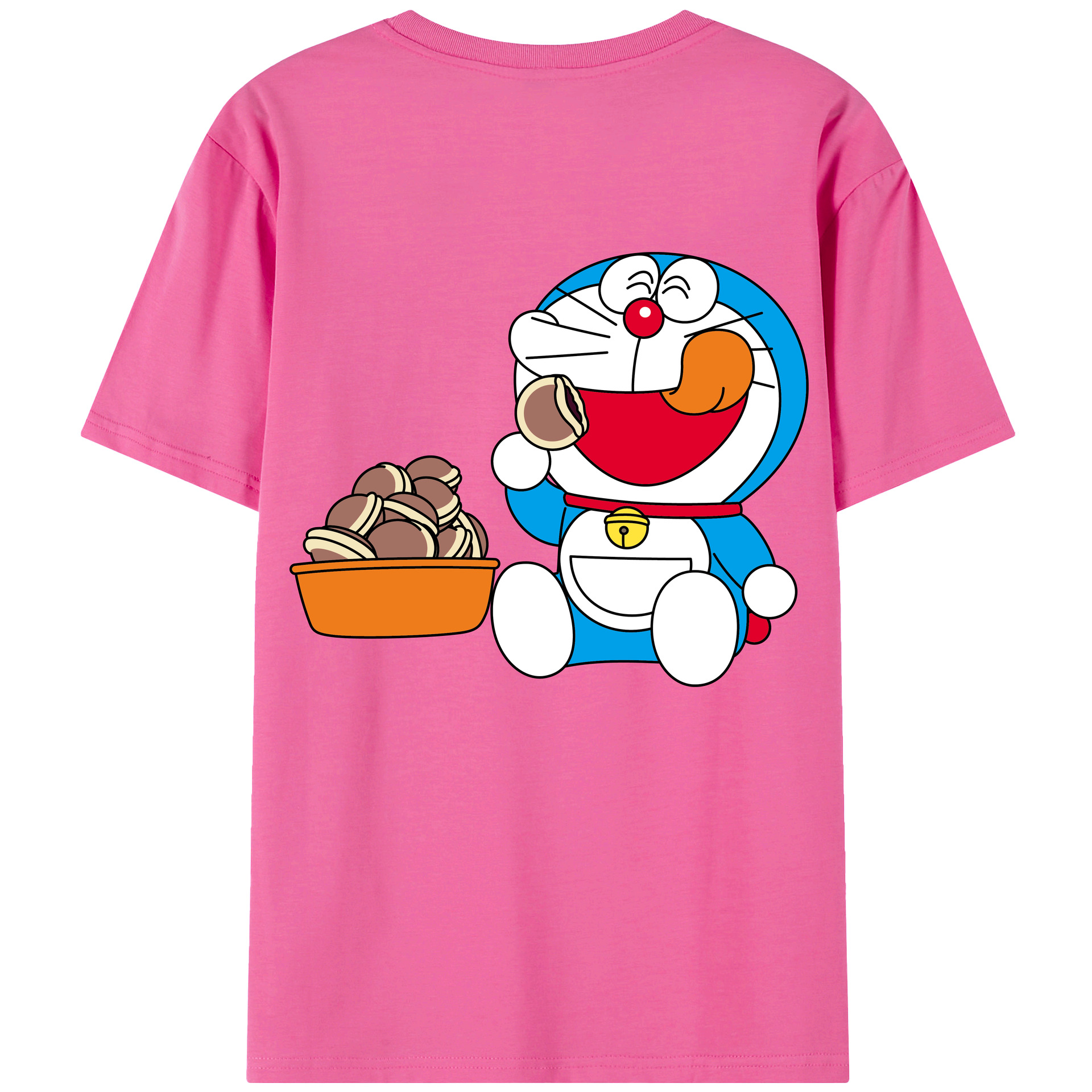 （画像用） ドラえもん Doraemon レディース半袖Tシャツ(バックプリント)